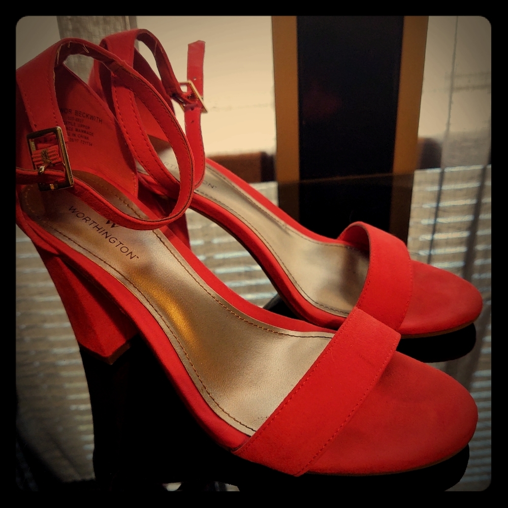 Strappy Red Heels